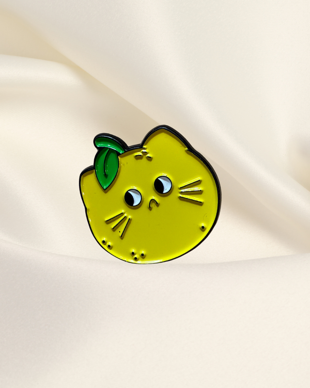 Lemon Cat Pin