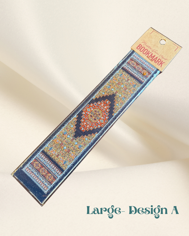 Turkisk Kilim Design Bookmark-Large- Design A