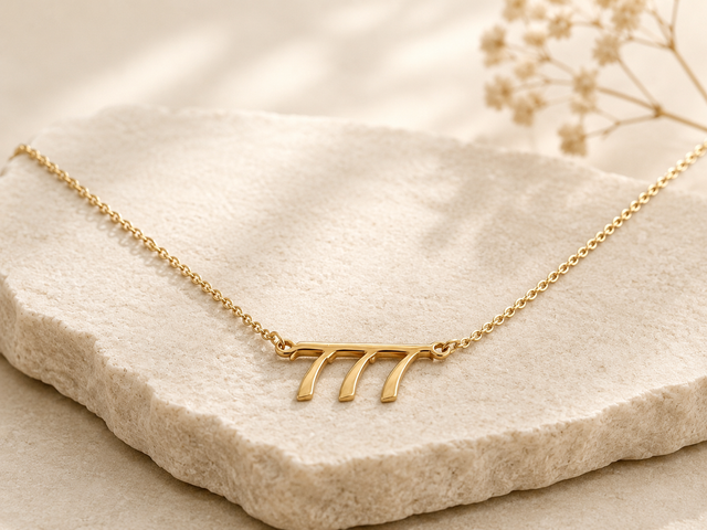 777 Angel Number Necklace
