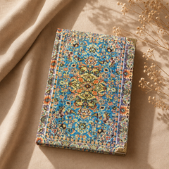 Magical Rug Kilim Design Journal- Blue Garden Design
