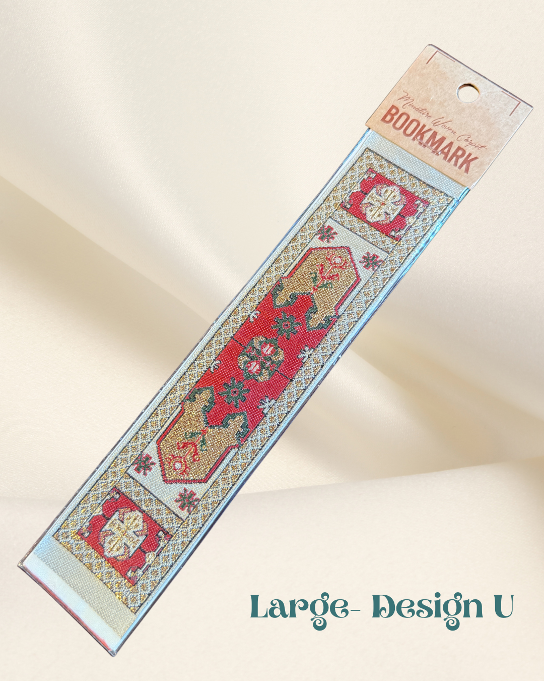 Turkisk Kilim Design Bookmark-Large- Design U