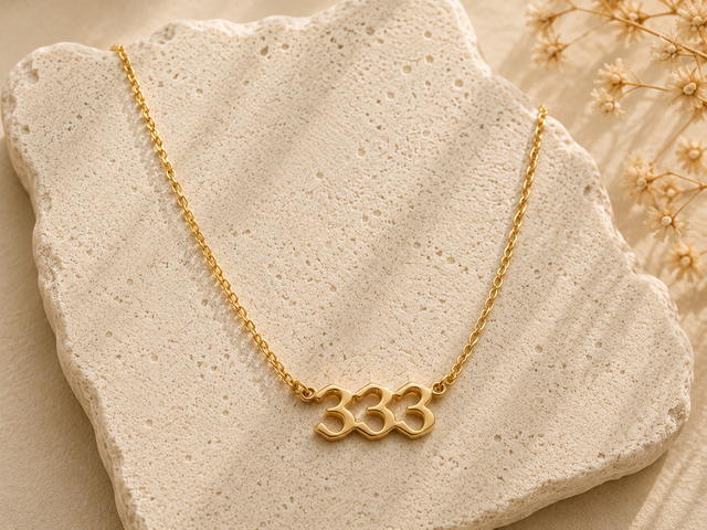 333 Angel Number Necklace