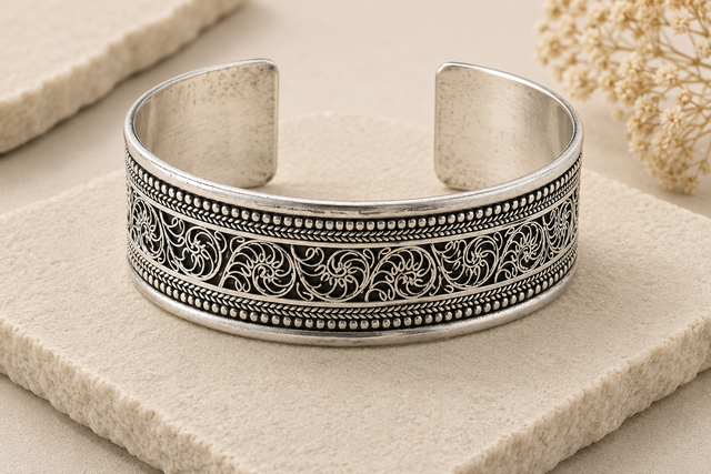 3/4" Filigree Cuff