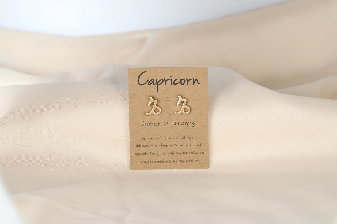 Capricorn Earrings