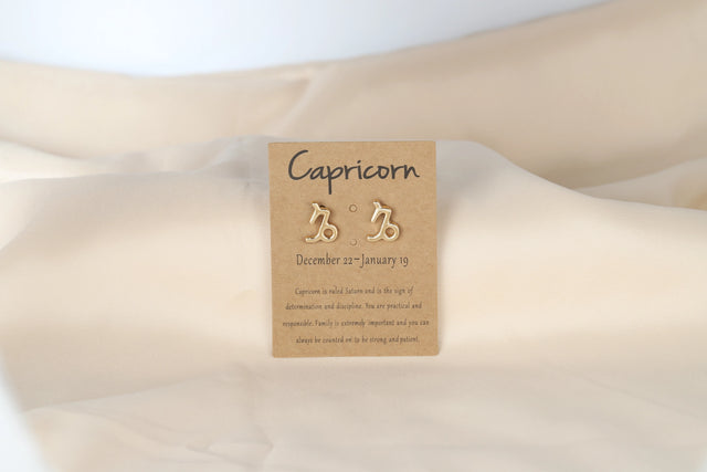 Capricorn Earrings