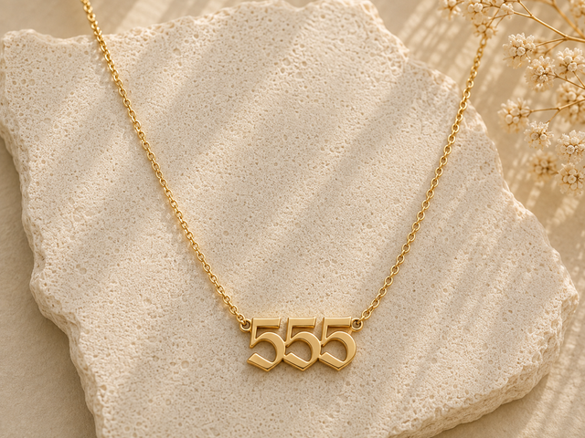 555 Angel Number Necklace