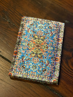 Magical Rug Kilim Design Journal- Blue Garden Design