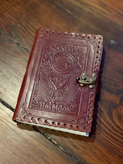 The Moon Tarot Leather Journal