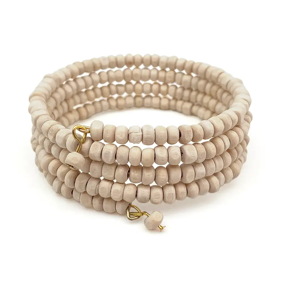 Sachi Chromatic Hues - Natural Coil Bracelet