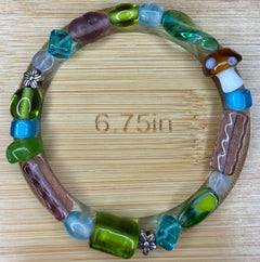 Colorful Glass Beaded Bracelet