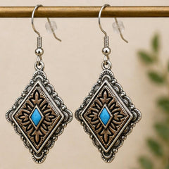 Turquoise Western Dangle Earrings