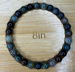 Multicolor Agate Beaded Bracelet