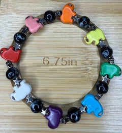 Colorful Elephant Bracelet