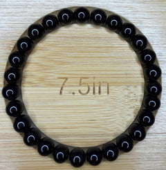All Black Beaded Bracelet